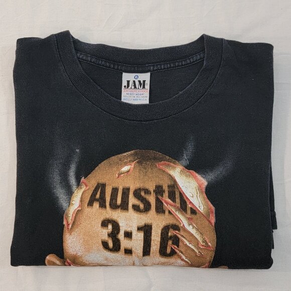 Stone Cold Austin 3:16 T-Shirt – Classic WWF Merch – Wrestling Collectible XL - Picture 4 of 4